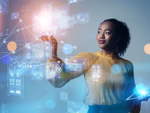 Digital,Transformation,Concept.,System,Engineering.,Binary,Code.,Programming.