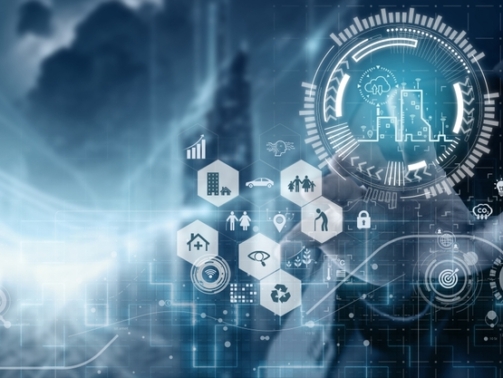 Smart,City,Concept.,Using,Data,Analytics,And,Utilizing,Digital,Infrastructure